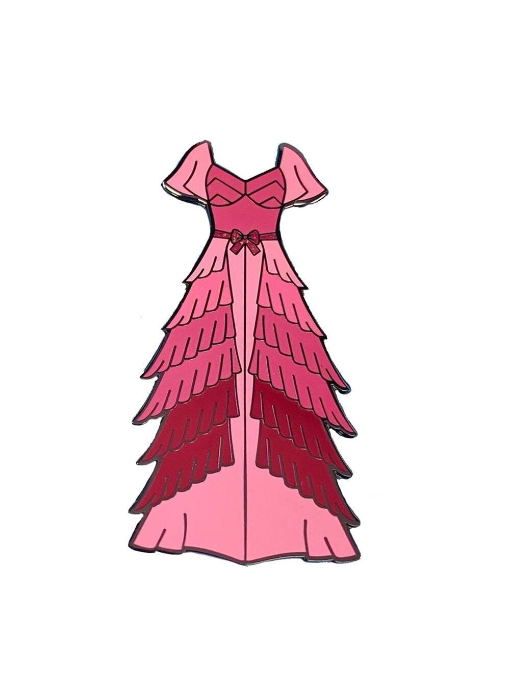 Harry Potter Hermione Yule Ball Pink Dress Enamel Pins 404-1
